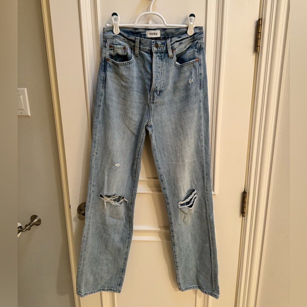Pistola high waisted ripped jeans size 25 - Never worn